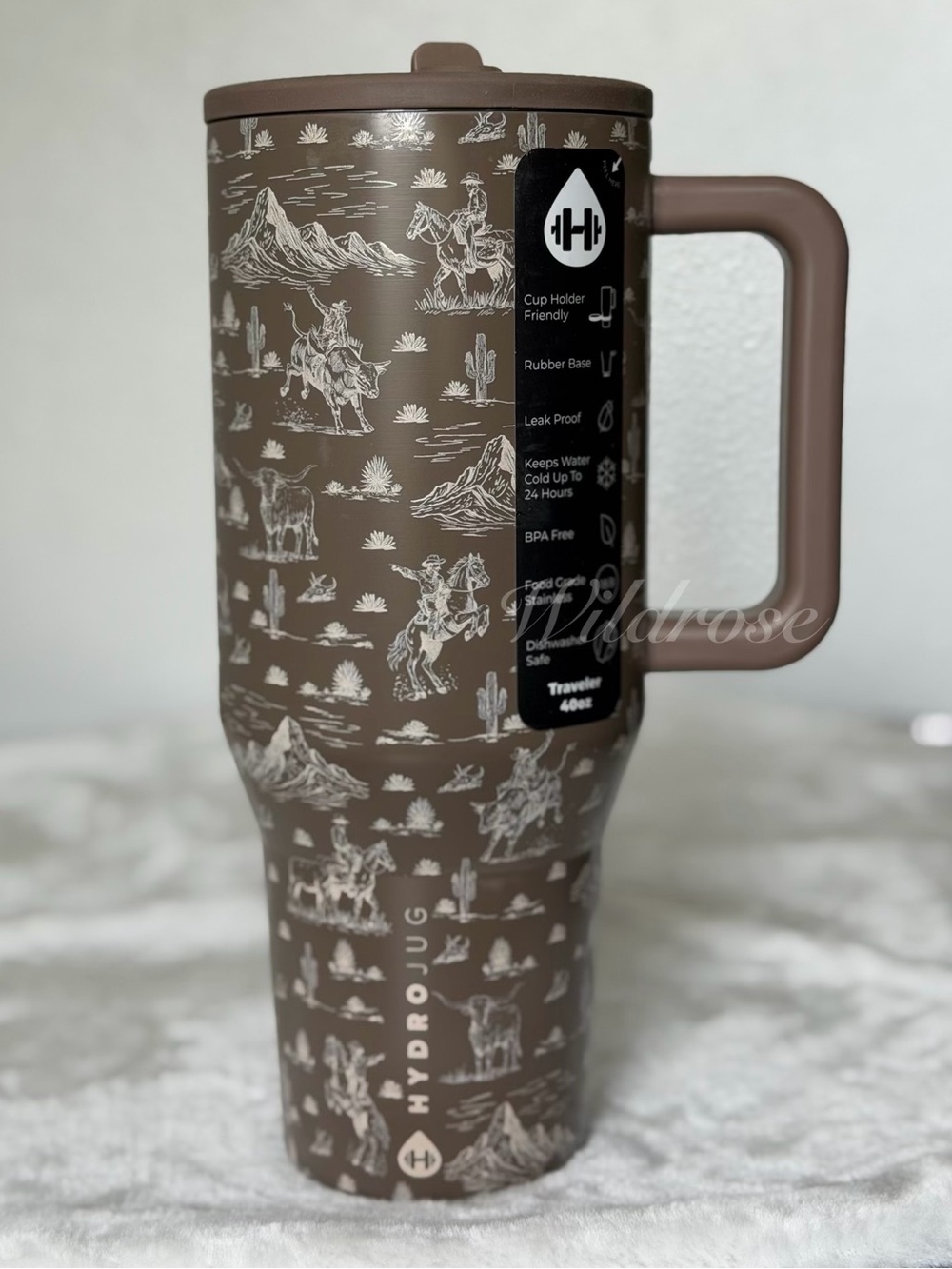HydroJug country western cowboy desert drift 40OZ Traveler Limited Edition